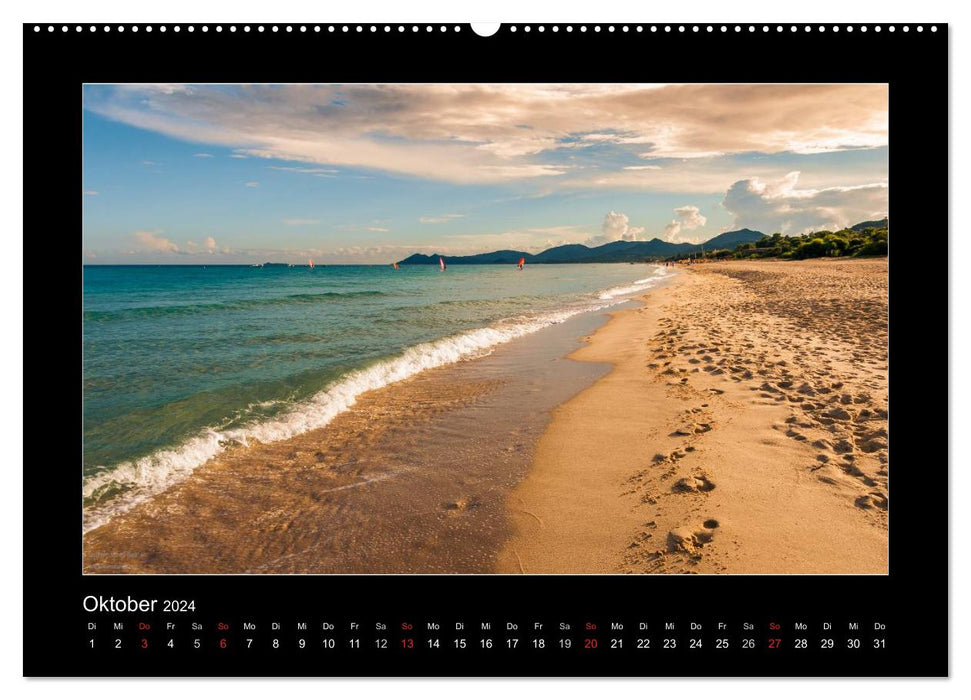 L'île de rêve de la Sardaigne (Calendrier mural CALVENDO 2024) 