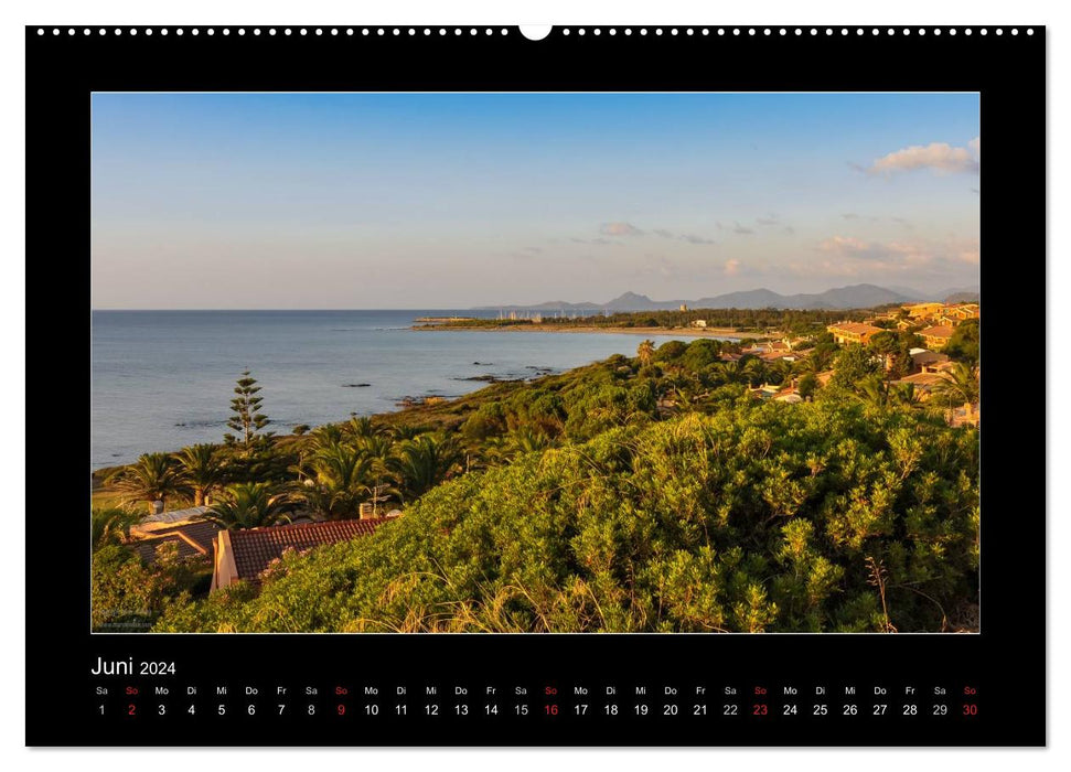 L'île de rêve de la Sardaigne (Calendrier mural CALVENDO 2024) 