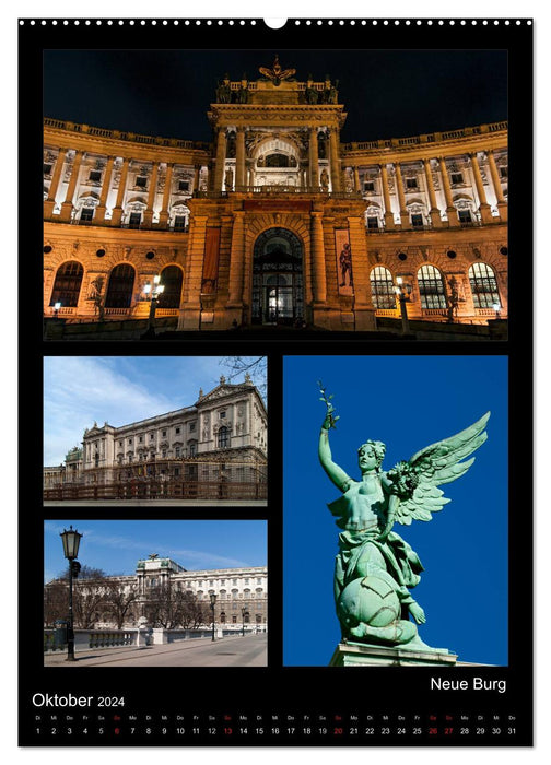 Die Hofburg zu Wien (CALVENDO Wandkalender 2024)