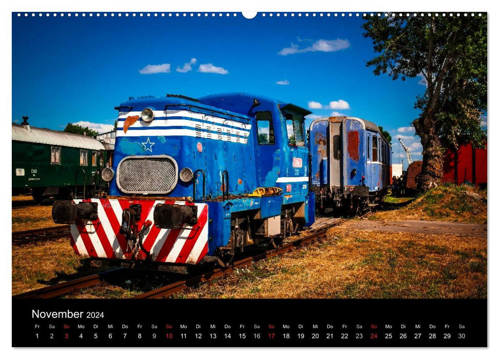 Locomotives 2024 (CALVENDO Premium Wall Calendar 2024) 