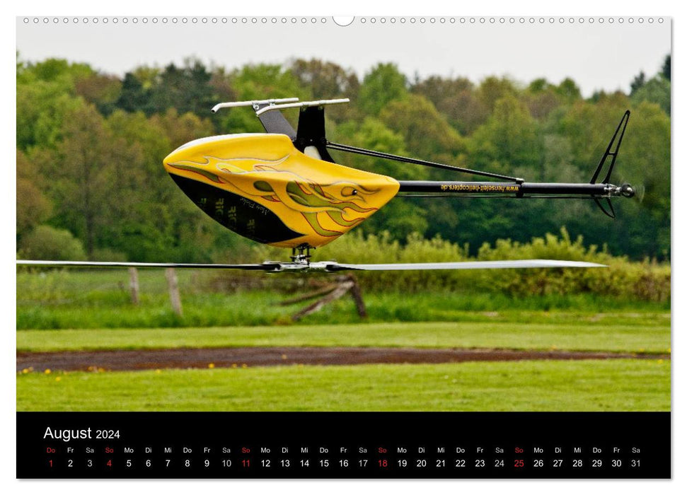 Model helicopter / CH version (CALVENDO wall calendar 2024) 