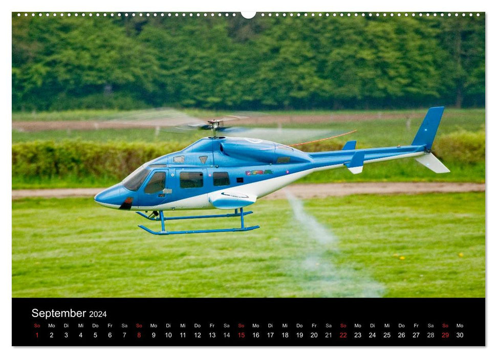 Modellhubschrauber / CH-Version (CALVENDO Wandkalender 2024)