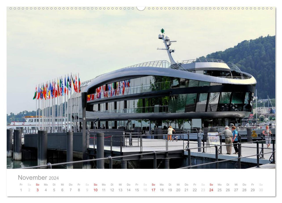 The most beautiful ships from Lake Constance (CALVENDO Premium Wall Calendar 2024) 
