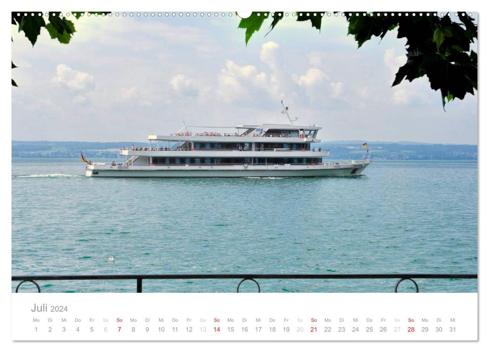 The most beautiful ships from Lake Constance (CALVENDO Premium Wall Calendar 2024) 