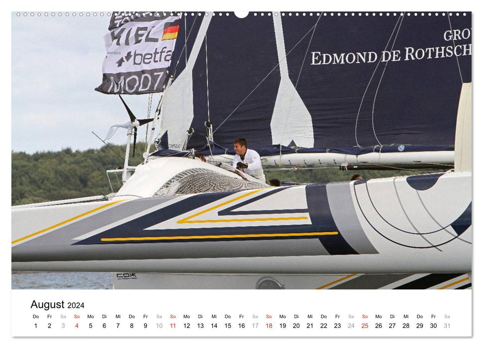 Gigantische Segel-Trimarane (CALVENDO Wandkalender 2024)