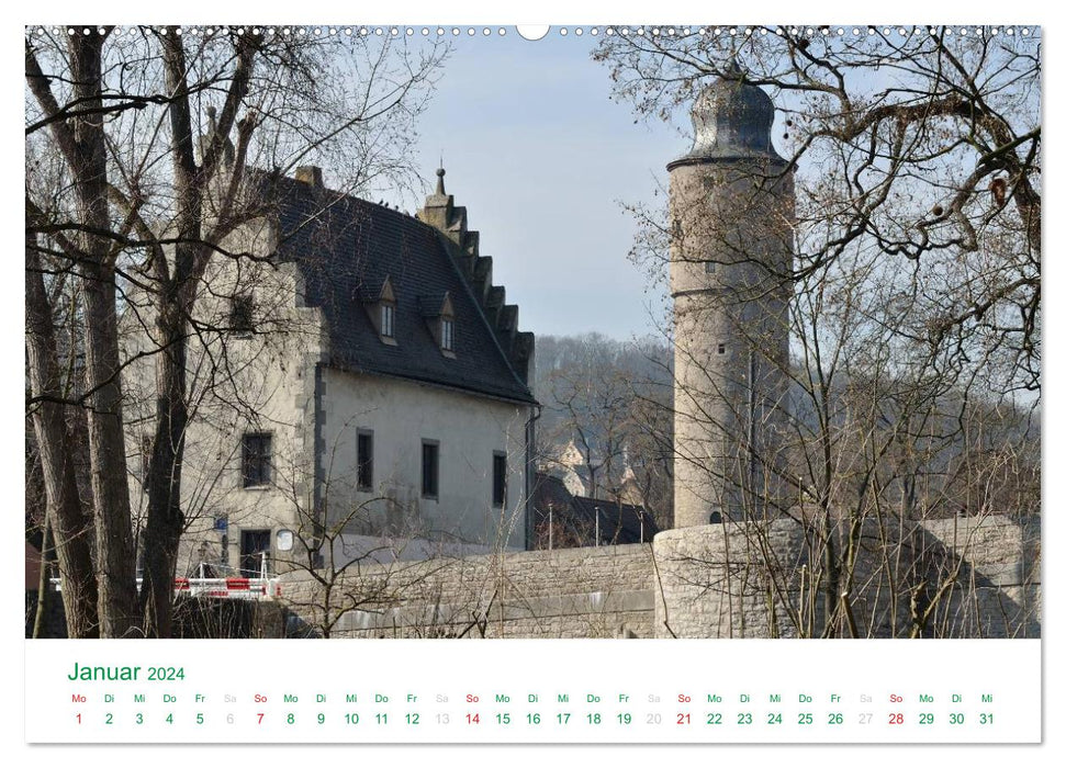Ochsenfurt - Türme, Tore und Fachwerk (CALVENDO Premium Wandkalender 2024)