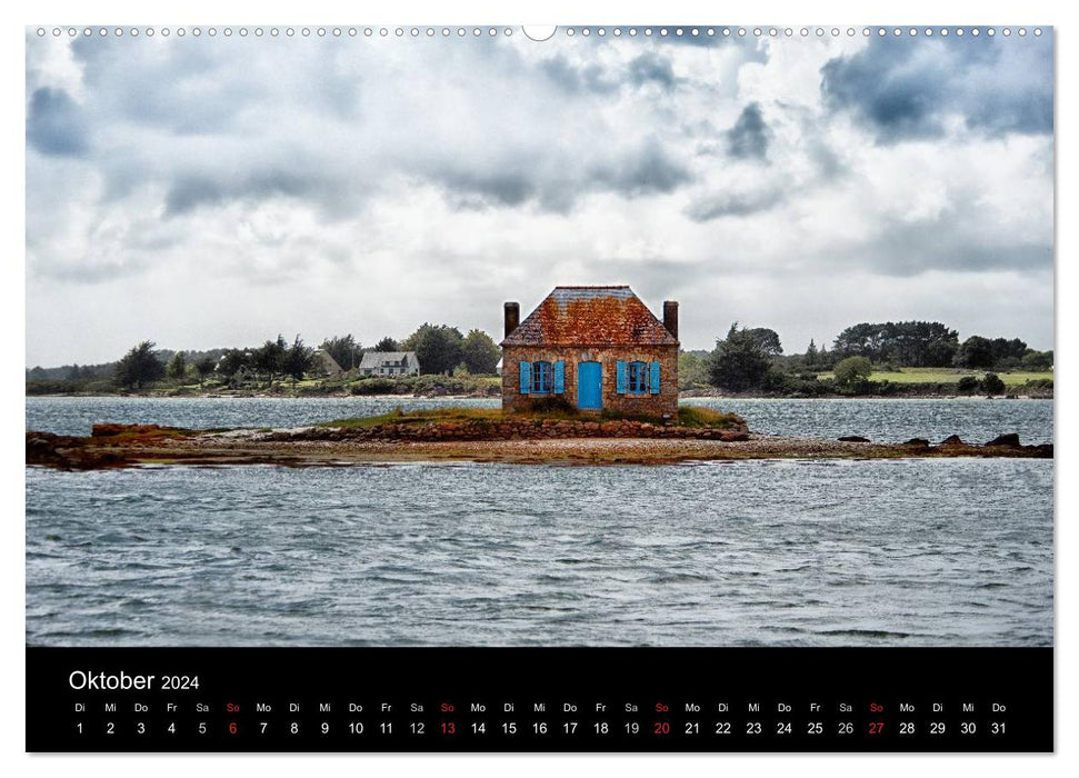 Brittany - A journey to the end of the world / CH version (CALVENDO wall calendar 2024) 