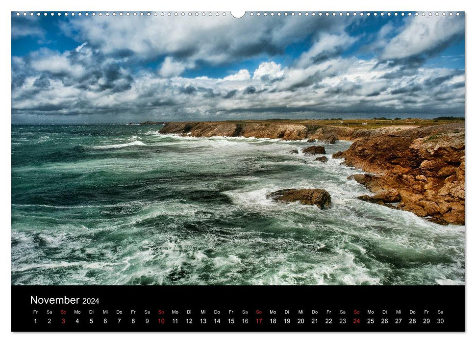 Brittany - A journey to the end of the world / CH version (CALVENDO wall calendar 2024) 