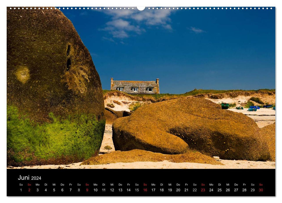 Brittany - A journey to the end of the world / CH version (CALVENDO wall calendar 2024) 