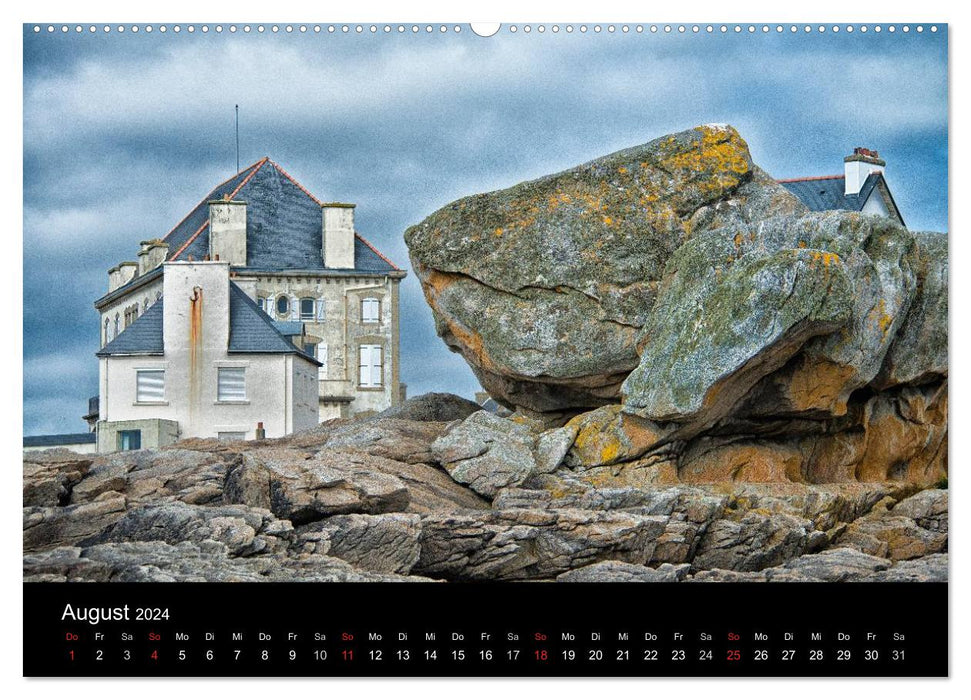 Brittany - A journey to the end of the world / CH version (CALVENDO wall calendar 2024) 