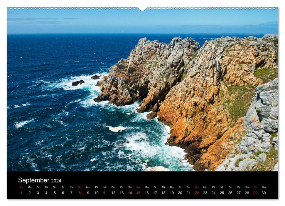 Brittany - A journey to the end of the world / CH version (CALVENDO wall calendar 2024) 