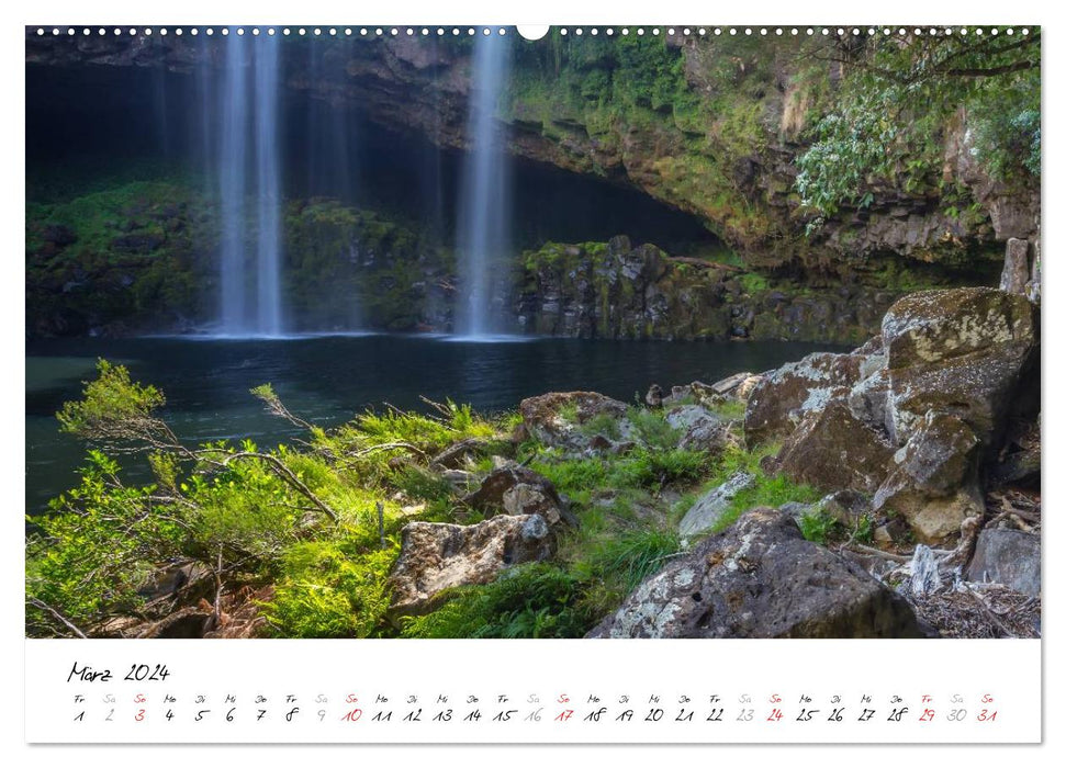 New Zealand - Foray across the North Island / CH version (CALVENDO Premium Wall Calendar 2024) 