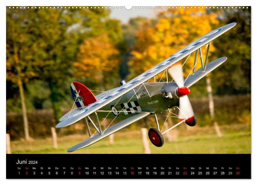 Model aircraft / CH version (CALVENDO wall calendar 2024) 