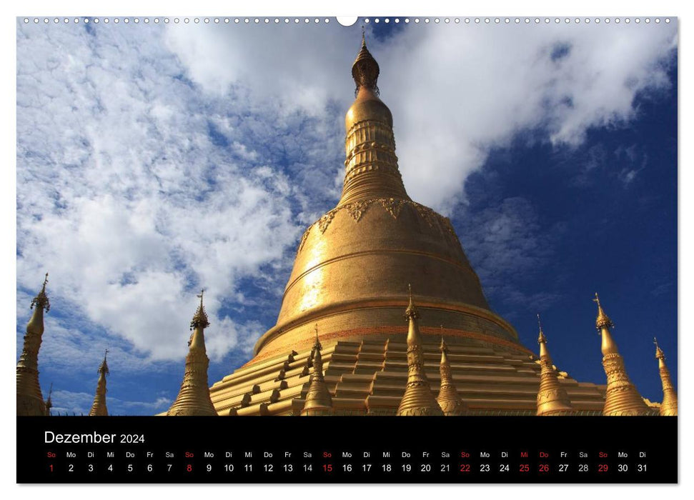 Myanmar 2024 (CALVENDO Premium Wandkalender 2024)