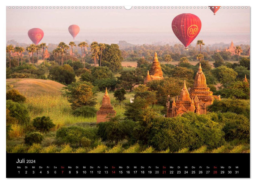 Myanmar 2024 (CALVENDO Premium Wandkalender 2024)