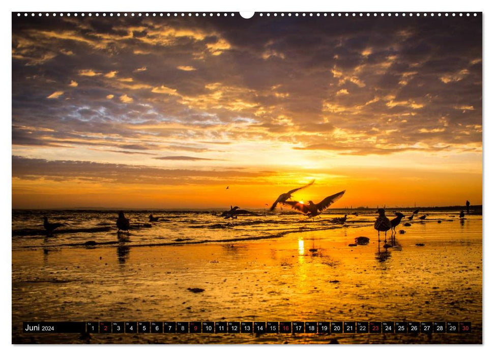 Les plus beaux levers de soleil (Calendrier mural CALVENDO Premium 2024) 