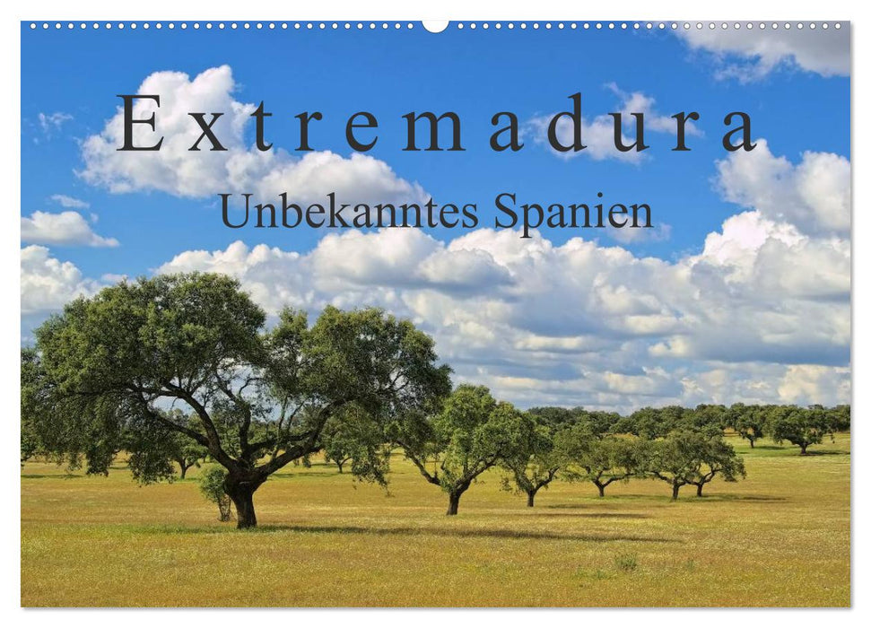 Extremadura - Unbekanntes Spanien (CALVENDO Wandkalender 2024)