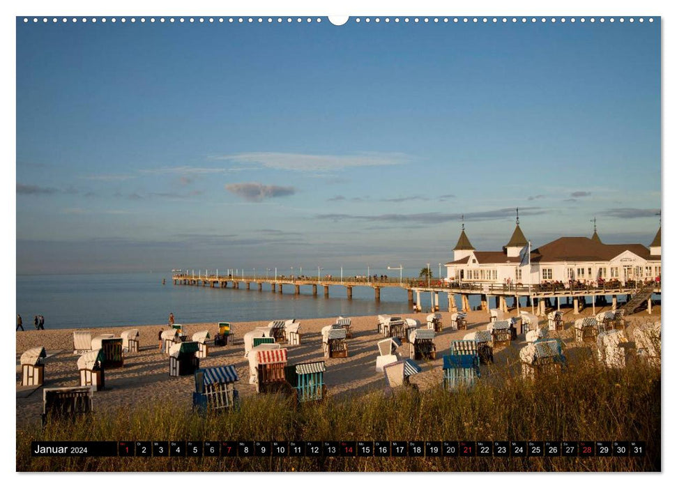 an der Ostsee (CALVENDO Wandkalender 2024)