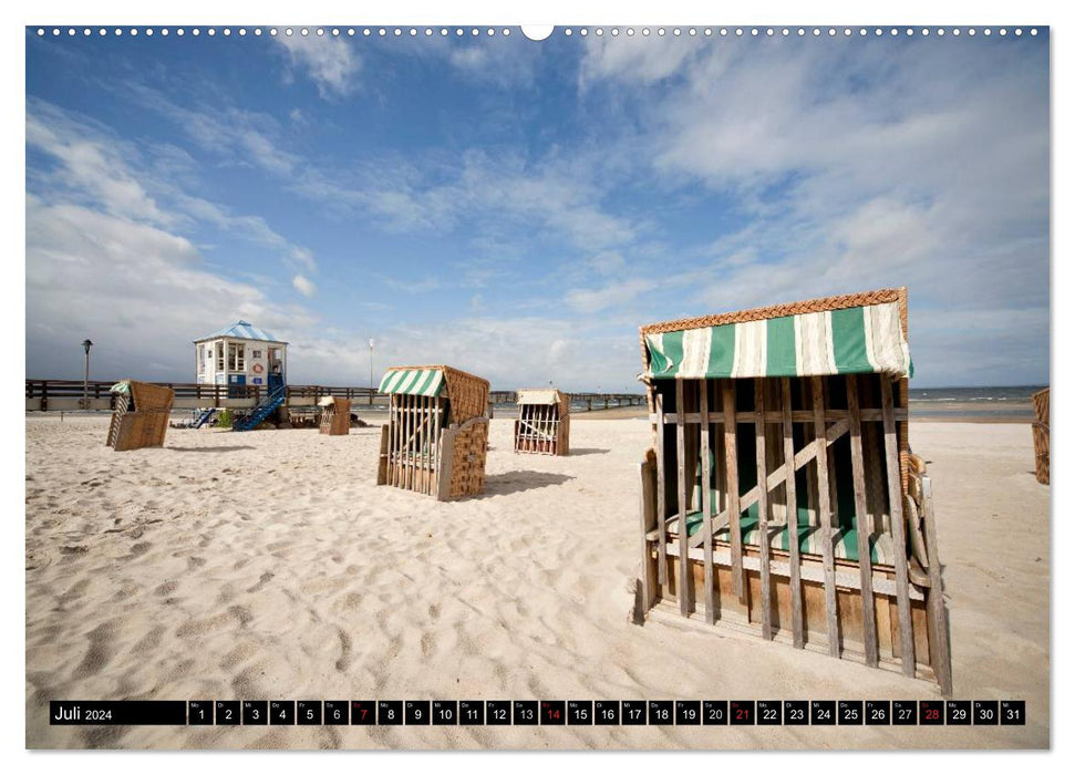 an der Ostsee (CALVENDO Wandkalender 2024)