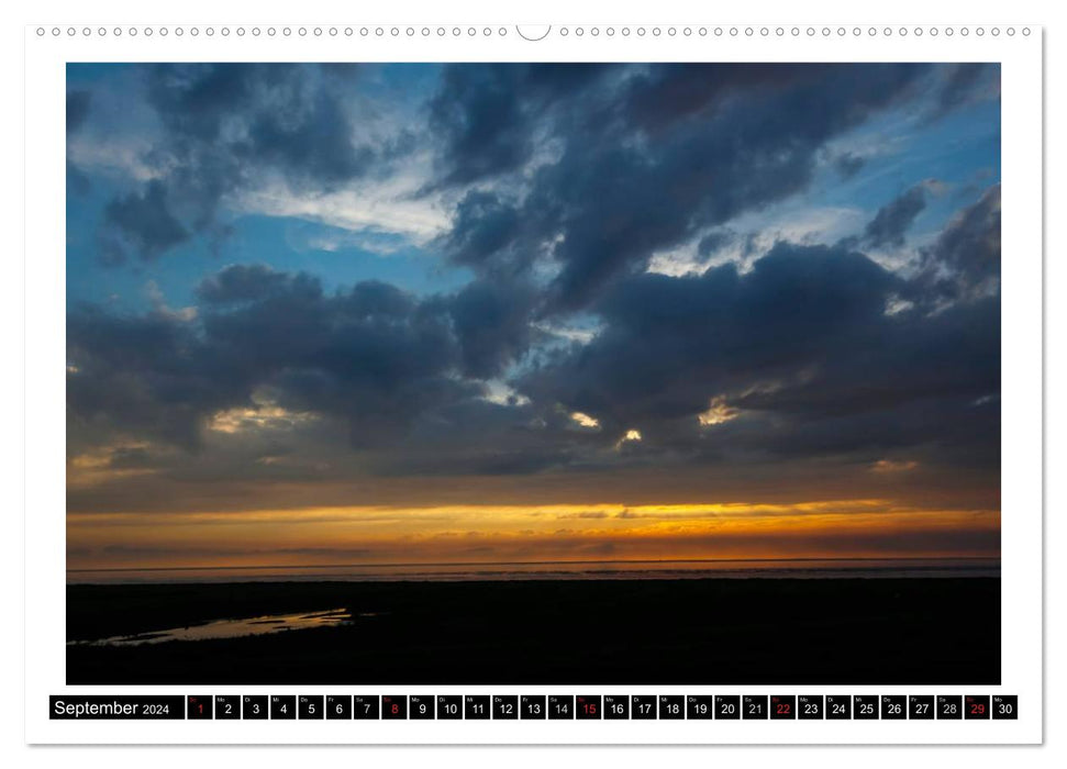 North Sea &amp; Baltic Sea (CALVENDO Premium Wall Calendar 2024) 
