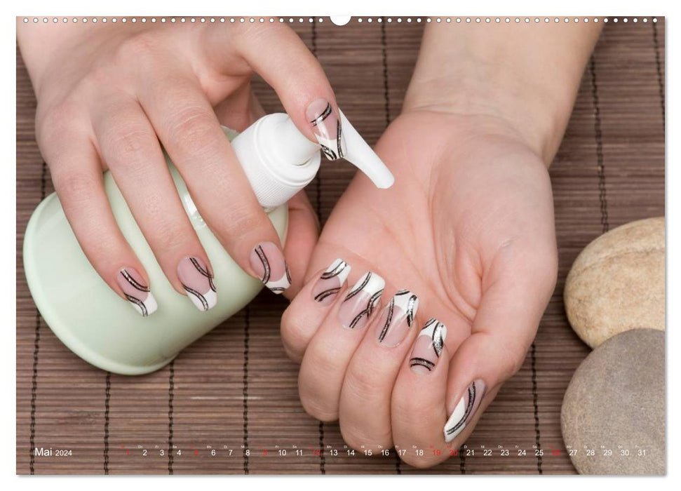 Ephemeral Art - Nail Art Episode 1 (CALVENDO Premium Wall Calendar 2024) 