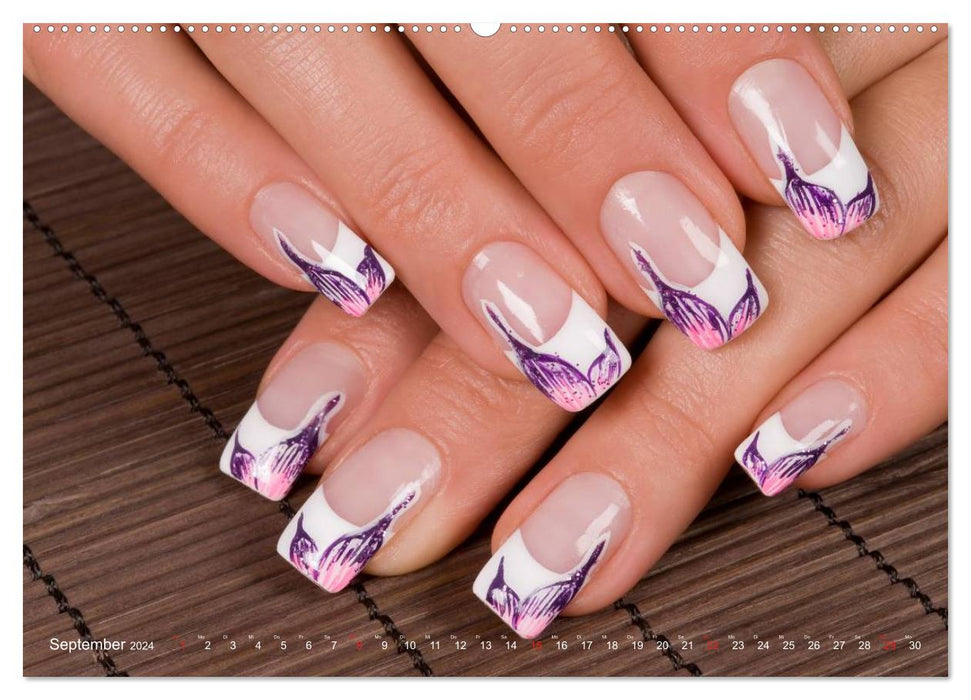 Ephemeral Art - Nail Art Episode 1 (CALVENDO Premium Wall Calendar 2024) 