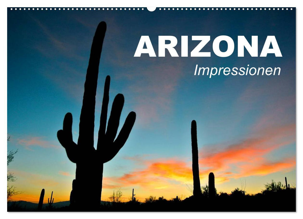 Arizona • Impressions (Calendrier mural CALVENDO 2024) 