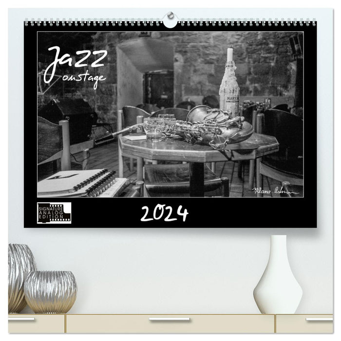 Jazz sur scène (Calendrier mural CALVENDO Premium 2024) 