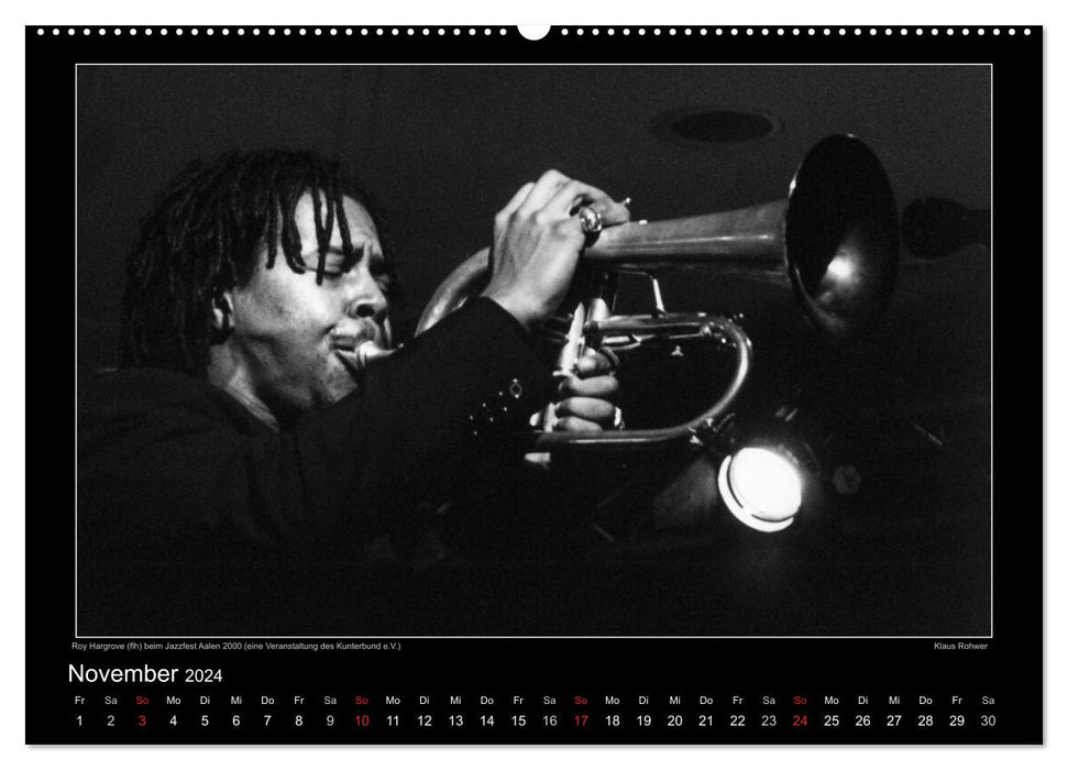 Jazz onstage (CALVENDO Premium Wandkalender 2024)