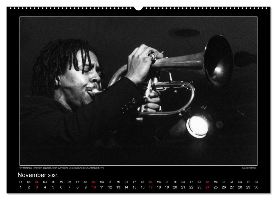 Jazz onstage (CALVENDO Premium Wall Calendar 2024) 