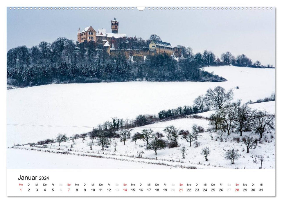 Auenland - Images du Wetterau (Calendrier mural CALVENDO Premium 2024) 