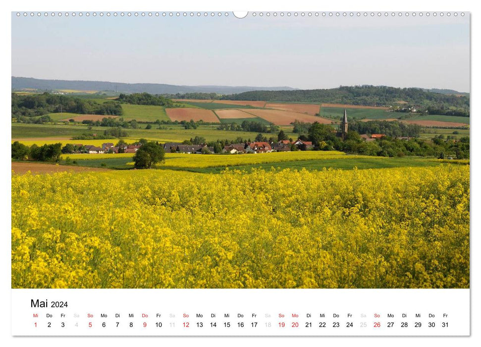 Auenland - Images du Wetterau (Calendrier mural CALVENDO Premium 2024) 