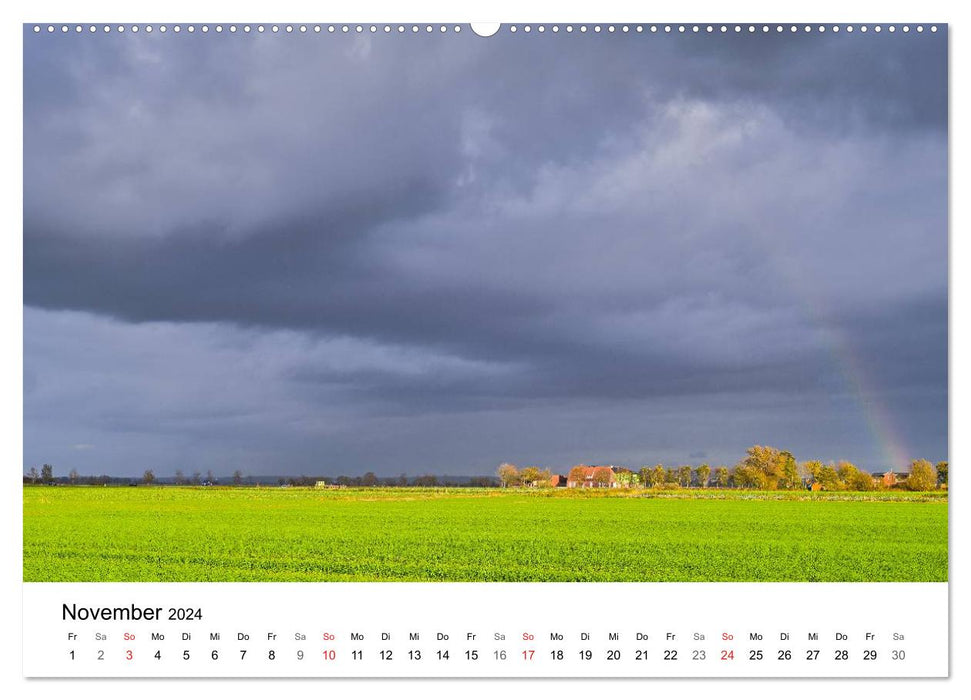 Dithmarschen - The district (CALVENDO wall calendar 2024) 