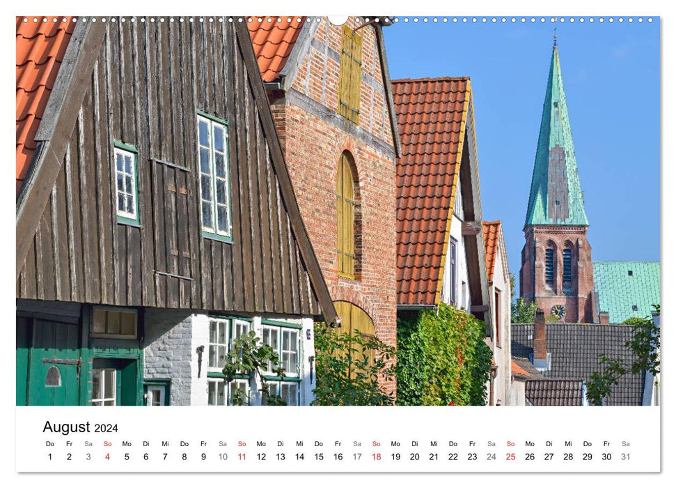 Dithmarschen - Der Landkreis (CALVENDO Wandkalender 2024)