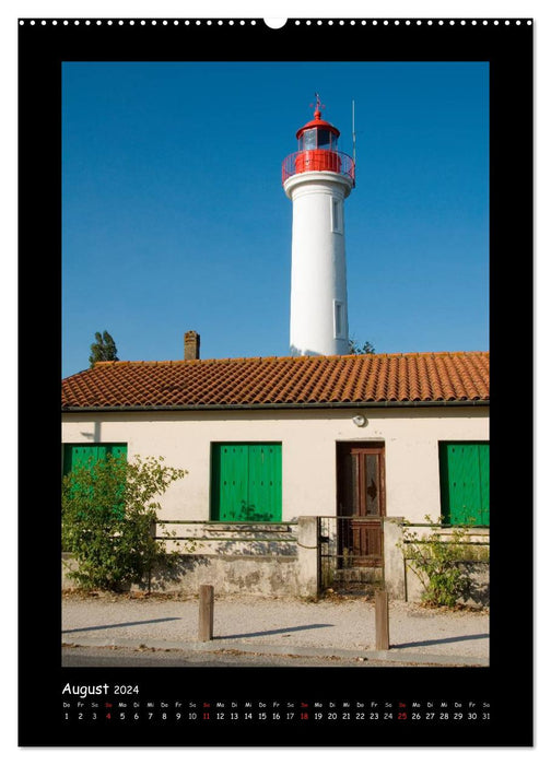 Lighthouses France (CALVENDO wall calendar 2024) 