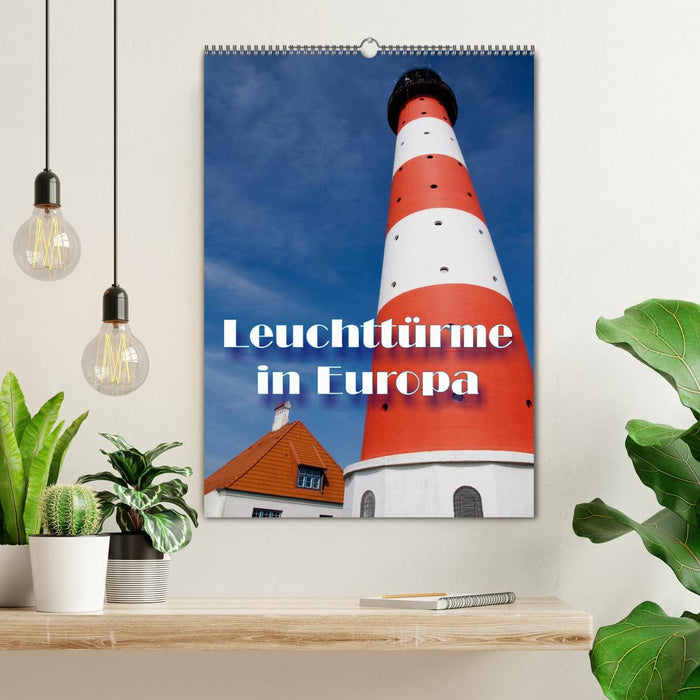 Lighthouses in Europe (CALVENDO wall calendar 2024) 