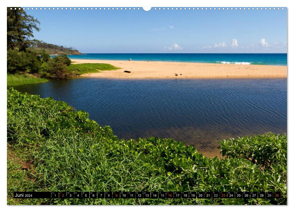 Hawai'i - Partie 2 (Calvendo Premium Wall Calendar 2024) 