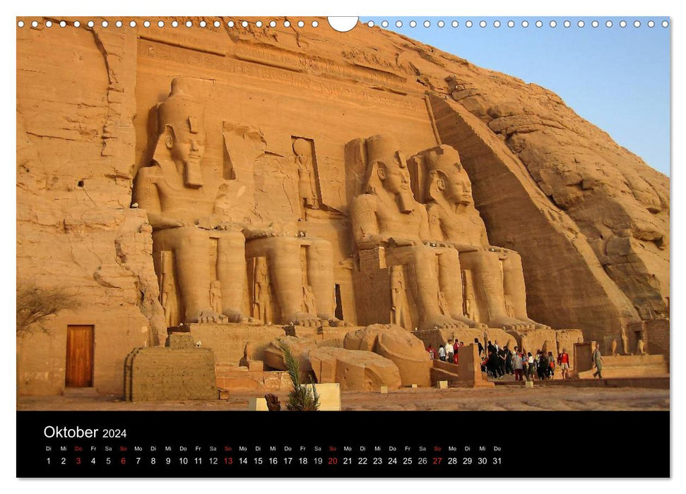 Ägypten - Im Reich der Pharaonen (CALVENDO Wandkalender 2024)