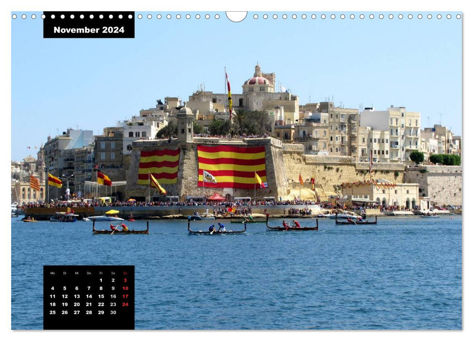 Impressions de Malte (calendrier mural CALVENDO 2024) 