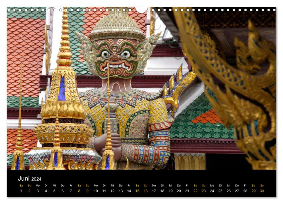 Découvrez la Thaïlande (calendrier mural CALVENDO 2024) 