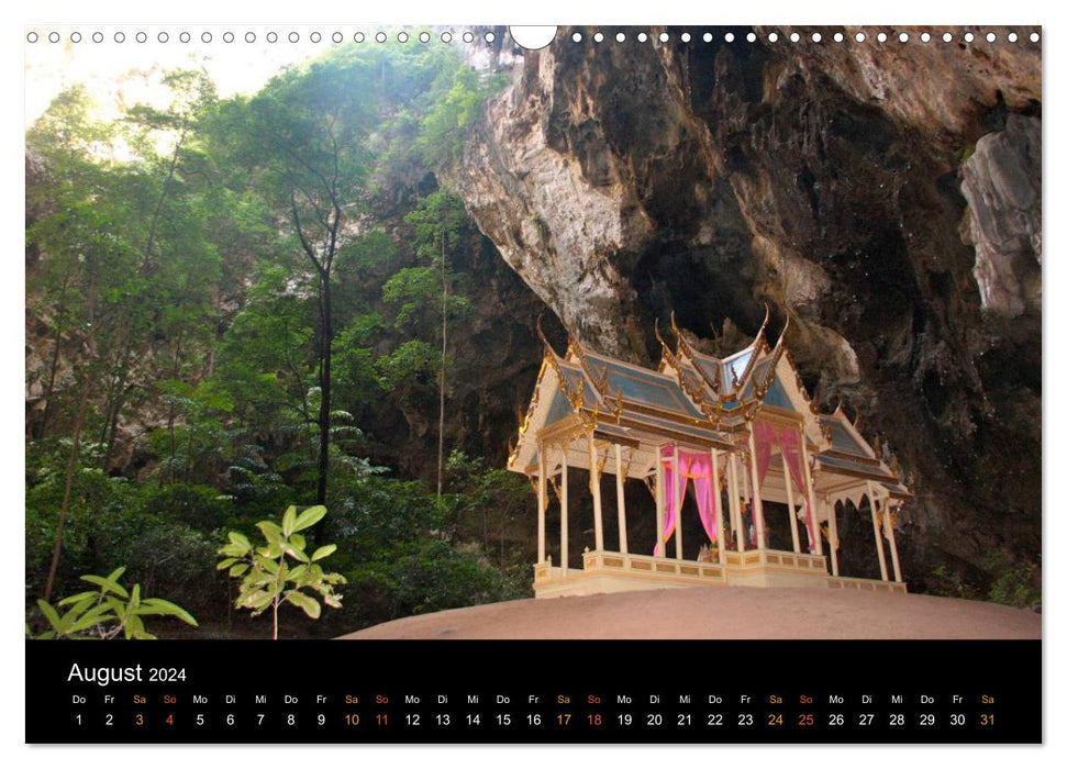 Découvrez la Thaïlande (calendrier mural CALVENDO 2024) 