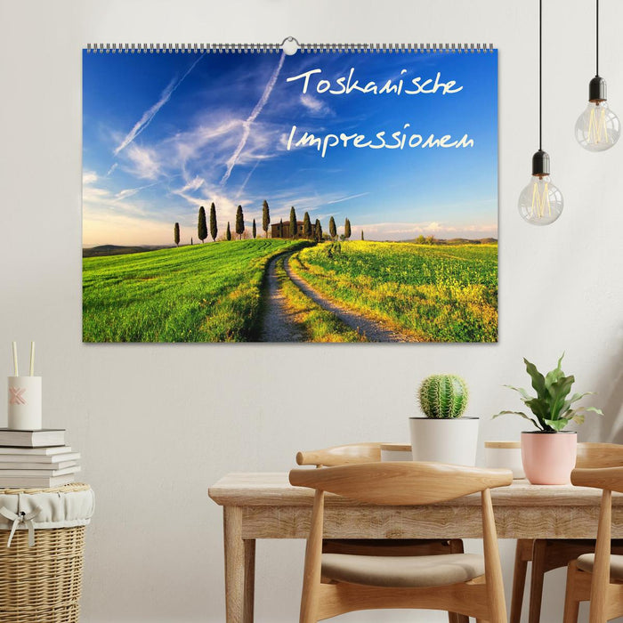 Impressions toscanes (calendrier mural CALVENDO 2024) 