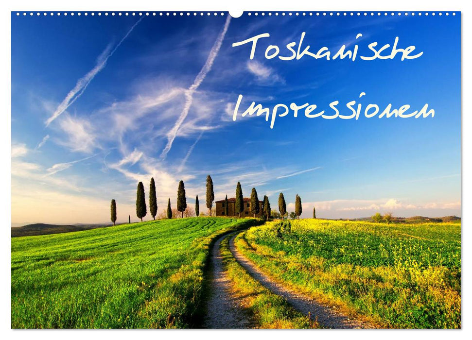 Impressions toscanes (calendrier mural CALVENDO 2024) 