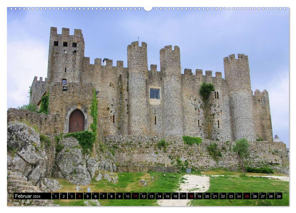 Castles in Portugal (CALVENDO wall calendar 2024) 