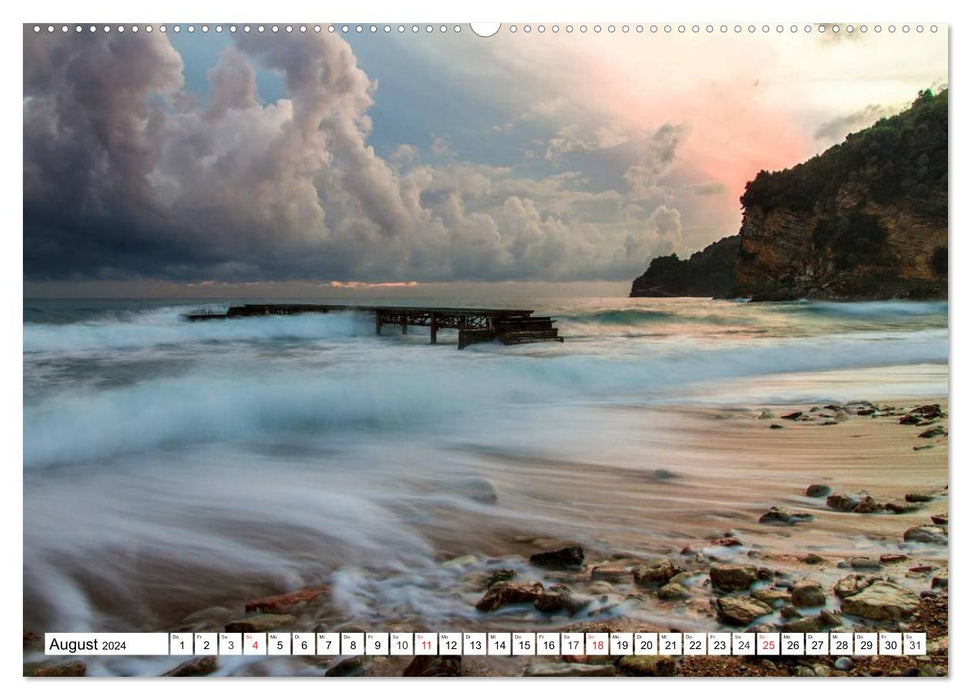 Traumurlaub am Meer. Sonne, Sand und Wasser (CALVENDO Wandkalender 2024)