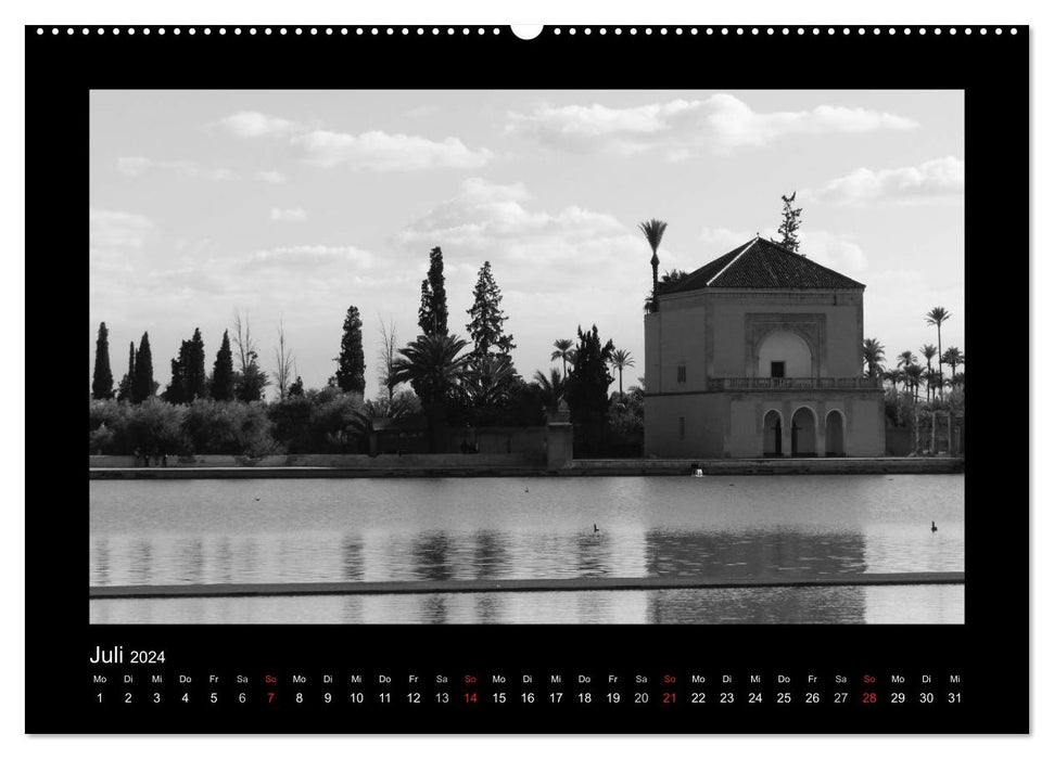 Morocco - nostalgia in black and white (CALVENDO wall calendar 2024) 