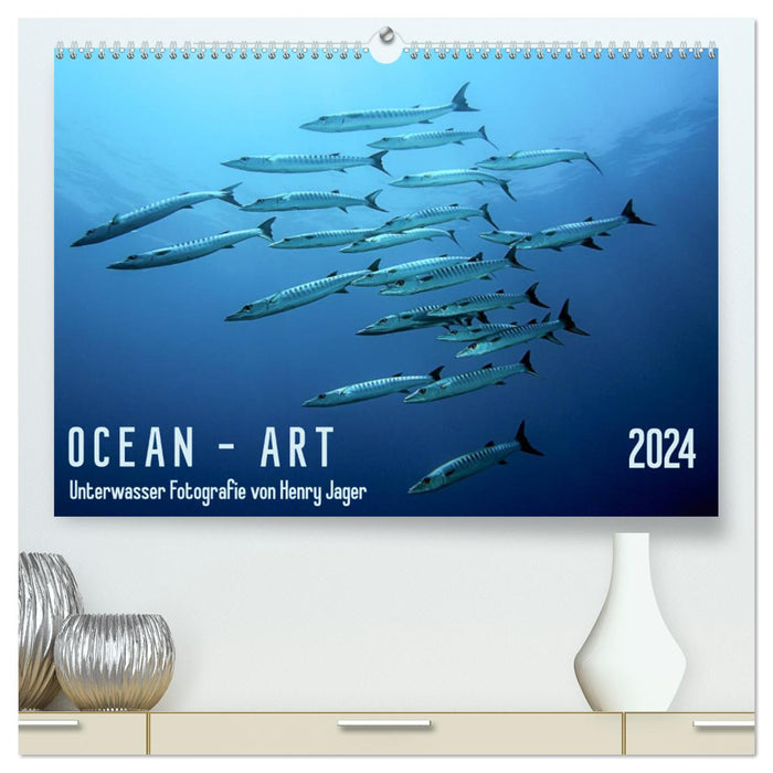 OCÉAN - ART (Calendrier mural CALVENDO Premium 2024) 