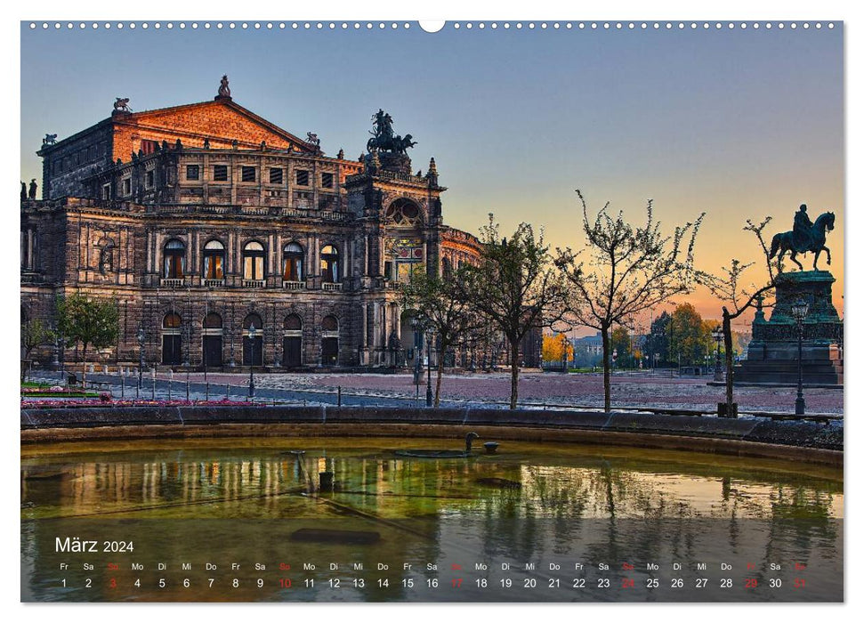 Dresden Bilder 2024 (CALVENDO Wandkalender 2024)