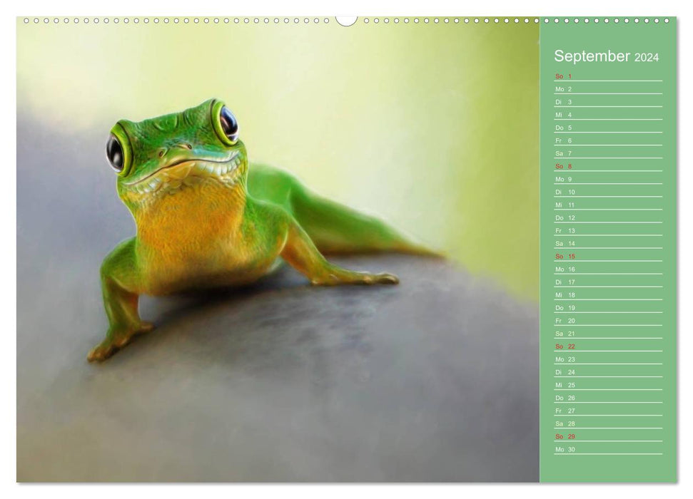 Süsse Tierwelt / Geburtstagskalender (CALVENDO Wandkalender 2024)
