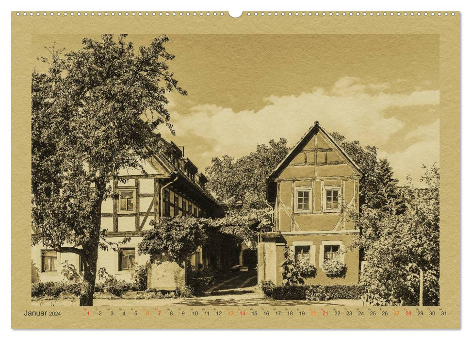 Radebeul - A calendar in newspaper style (CALVENDO wall calendar 2024) 